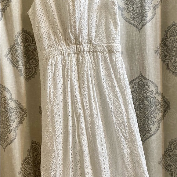 J.Crew white eyelet dress lined - Picture 2 of 9